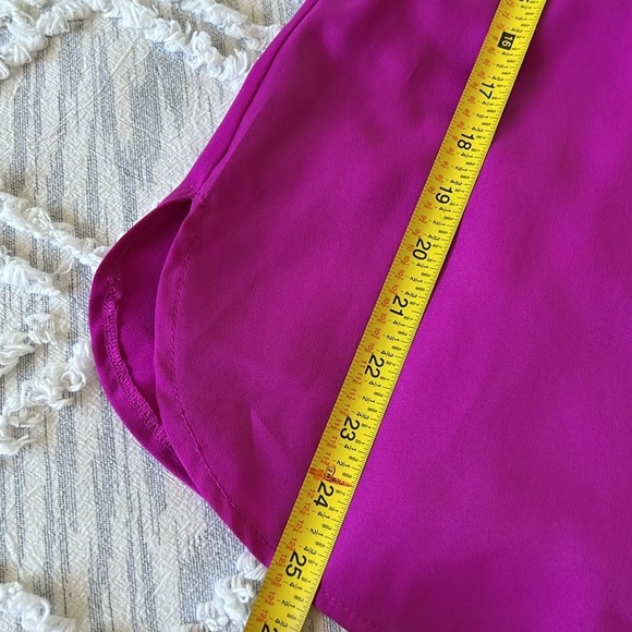 Sleeveless Tunic Tank in Fuschia Hot Pink with Grommet Details  PM - Picture 7 of 7